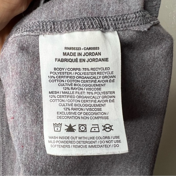 Nike Running Dri-Fit Shirt Women’s Medium Gray Sleeveless tank top, Just Do It - Picture 5 of 7